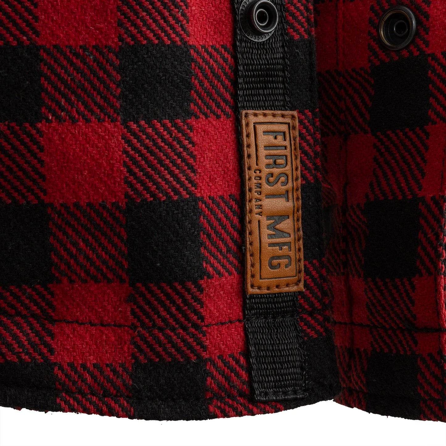 Canvas Moto Flannel Men's Shirt First Manufacturing Company