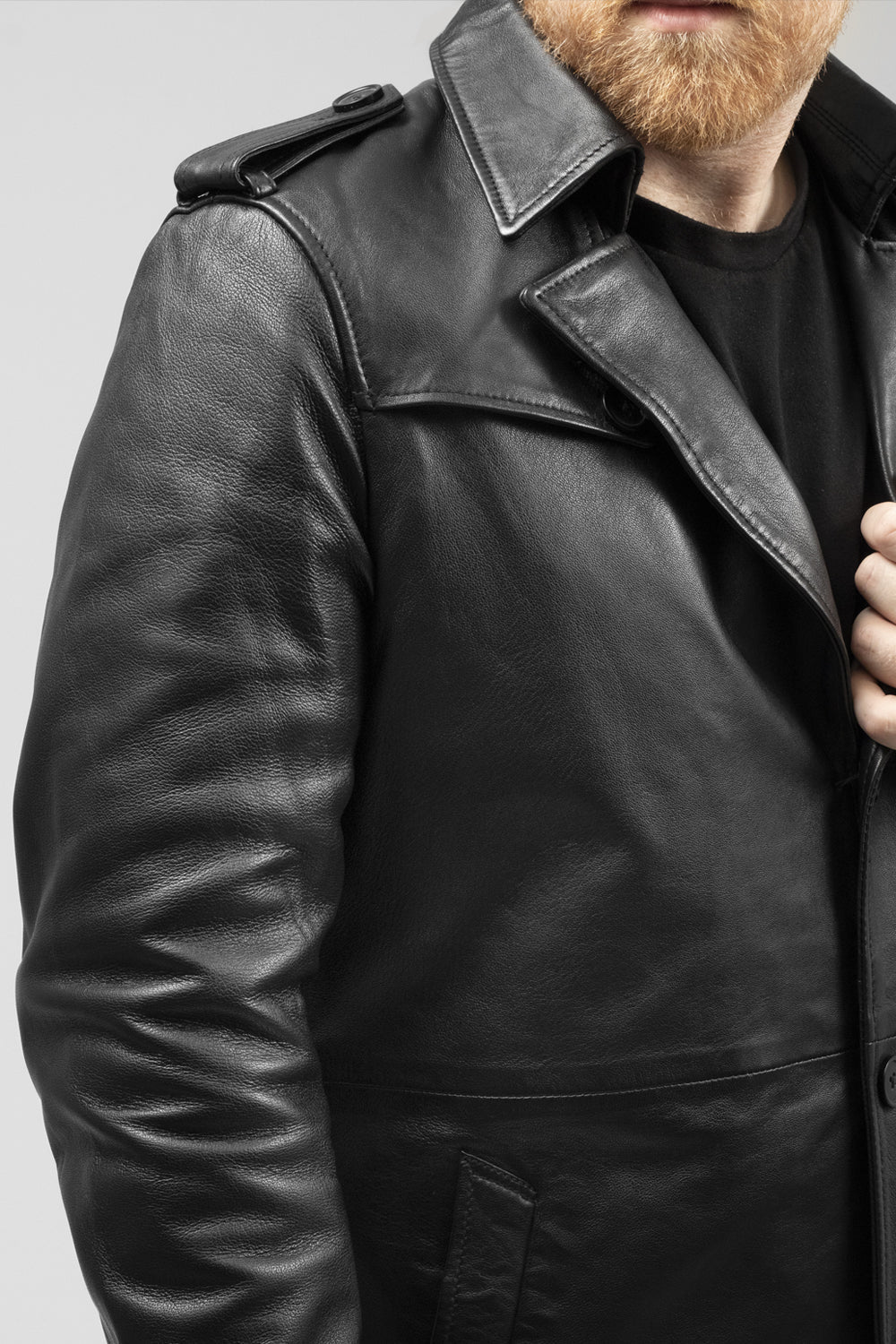 Parker Mens Fashion Leather Jacket Men's Leather Jacket FMCo   