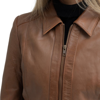 Patricia Womens Fashion Leather Jacket Women's Leather Jacket FMCo