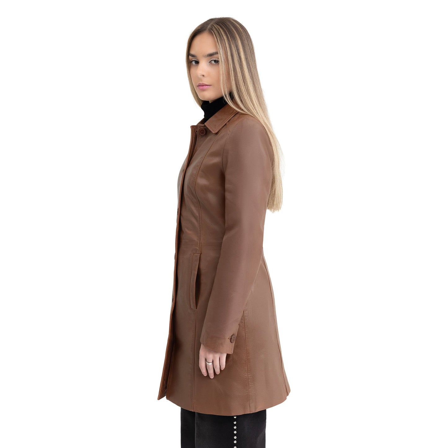 Julia Womens Fashion Leather Jacket Women's Fashion Leather Jacket FMCo
