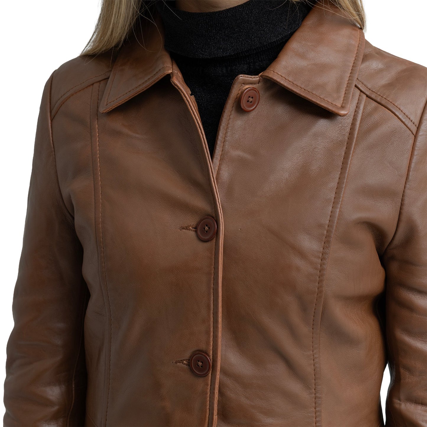 Julia Womens Fashion Leather Jacket Women's Fashion Leather Jacket FMCo