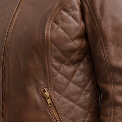 Madelin Womens Fashion Leather Jacket Women's Fashion Leather Jacket FMCo