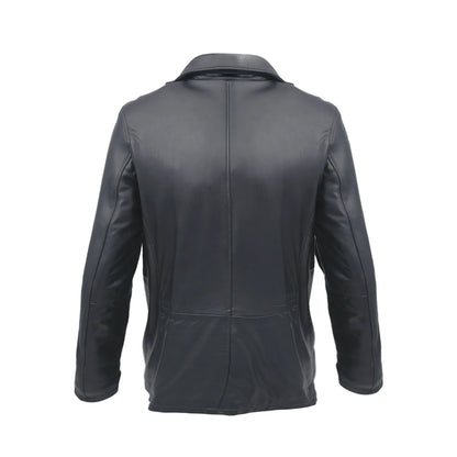 Strata Mens Fashion Leather Jacket Men's New Zealand Lambskin Jacket FMCo   