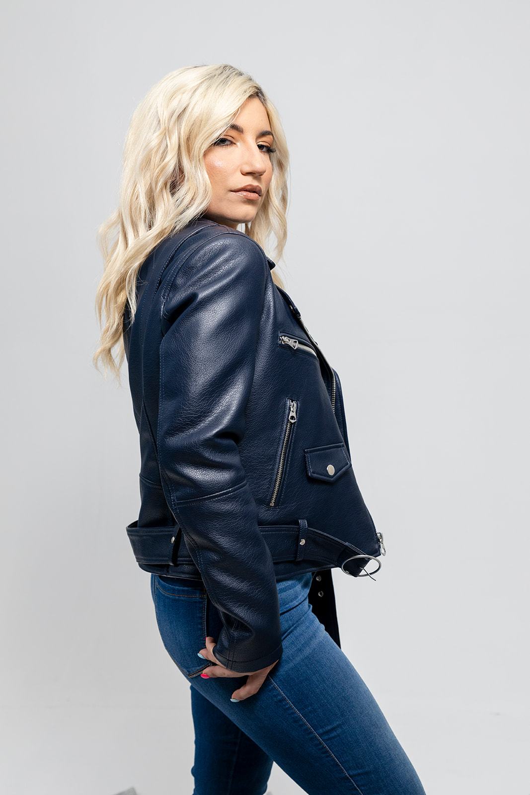 Remy - Women's Vegan Faux Leather Jacket Women's Fashion Leather Jacket FMCo   