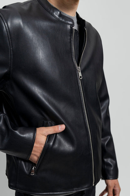 Dillon Men's Vegan Faux Leather Jacket Men's Vegan Faux Leather jacket FMCo   