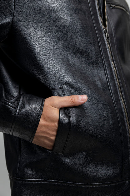 Conner Men's Vegan Faux Leather Jacket Men's Vegan Faux Leather jacket FMCo   