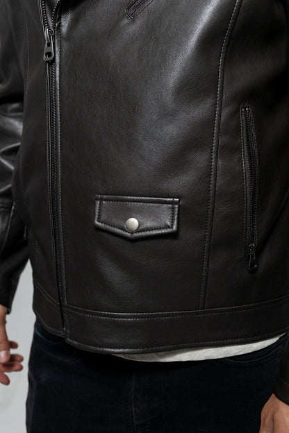 Nash Vegan Faux Leather Jacket Men's Vegan Faux Leather jacket FMCo   