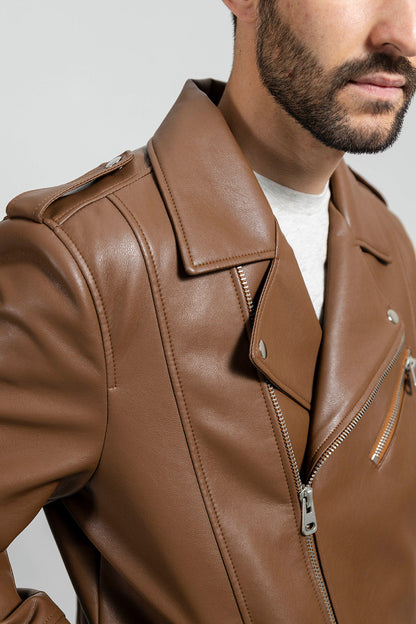 Nash Vegan Faux Leather Jacket Men's Vegan Faux Leather jacket FMCo   