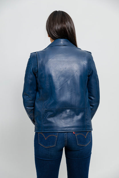 Rockstar Moto Lambskin Leather Jacket Women's Fashion Leather Jacket FMCo   
