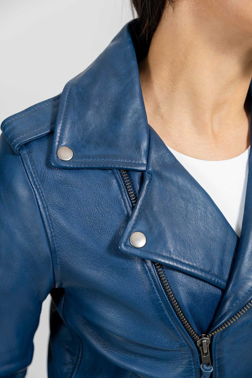 Rockstar Moto Lambskin Leather Jacket Women's Fashion Leather Jacket FMCo   