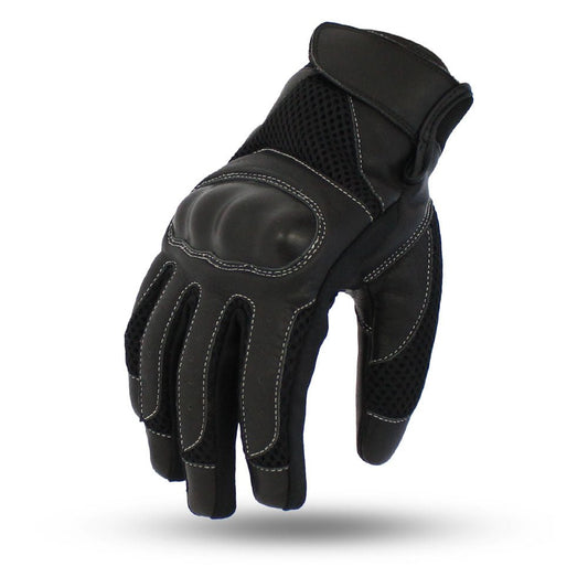 Axis Men's Motorcycle Leather Gloves Men's Gloves First Manufacturing Company Black XS