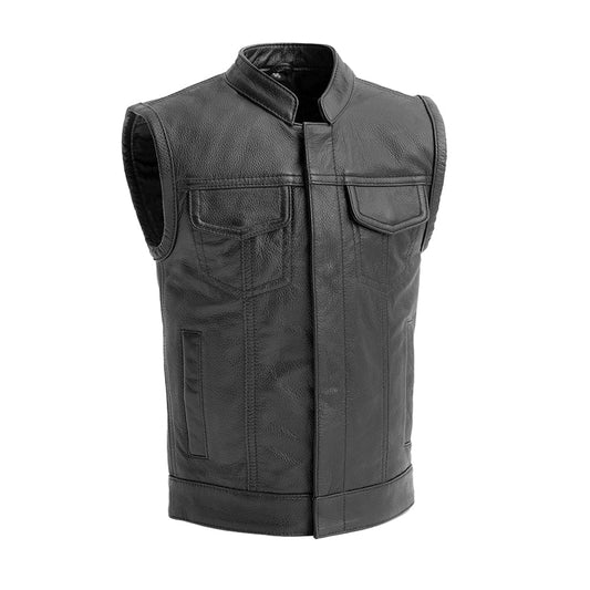 Bad Boy- Kid's Leather Vest Children's Clothing First Manufacturing Company Black 2