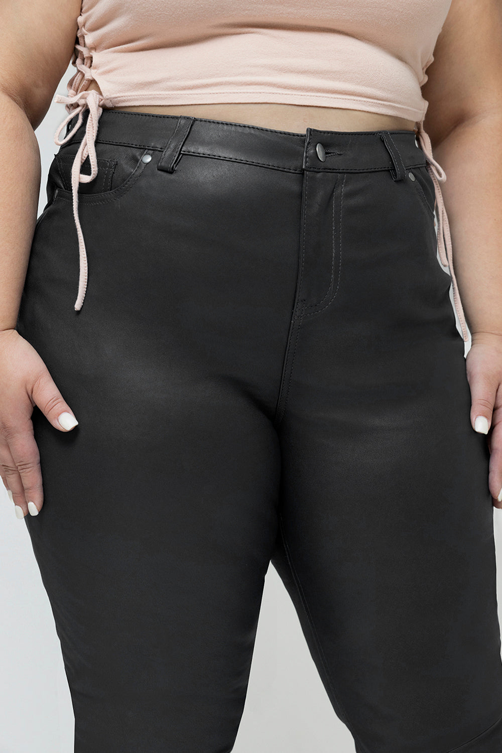 Arya Leather Pants  FMCo BLACK 0 