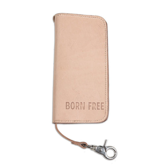 Born Free - Leather Full Size Trucker Wallet Leather Wallet First Manufacturing Company Natural