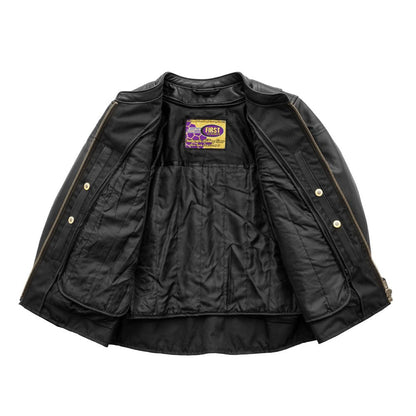 Competition - Women's Motorcycle Leather Jacket Men's Leather Jacket First Manufacturing Company   
