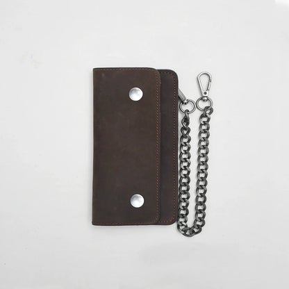 SMALL TRUCKER - Vegetable Tanned Leather Wallet