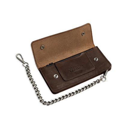 LARGE TRUCKER - Vegetable Tanned Leather Wallet