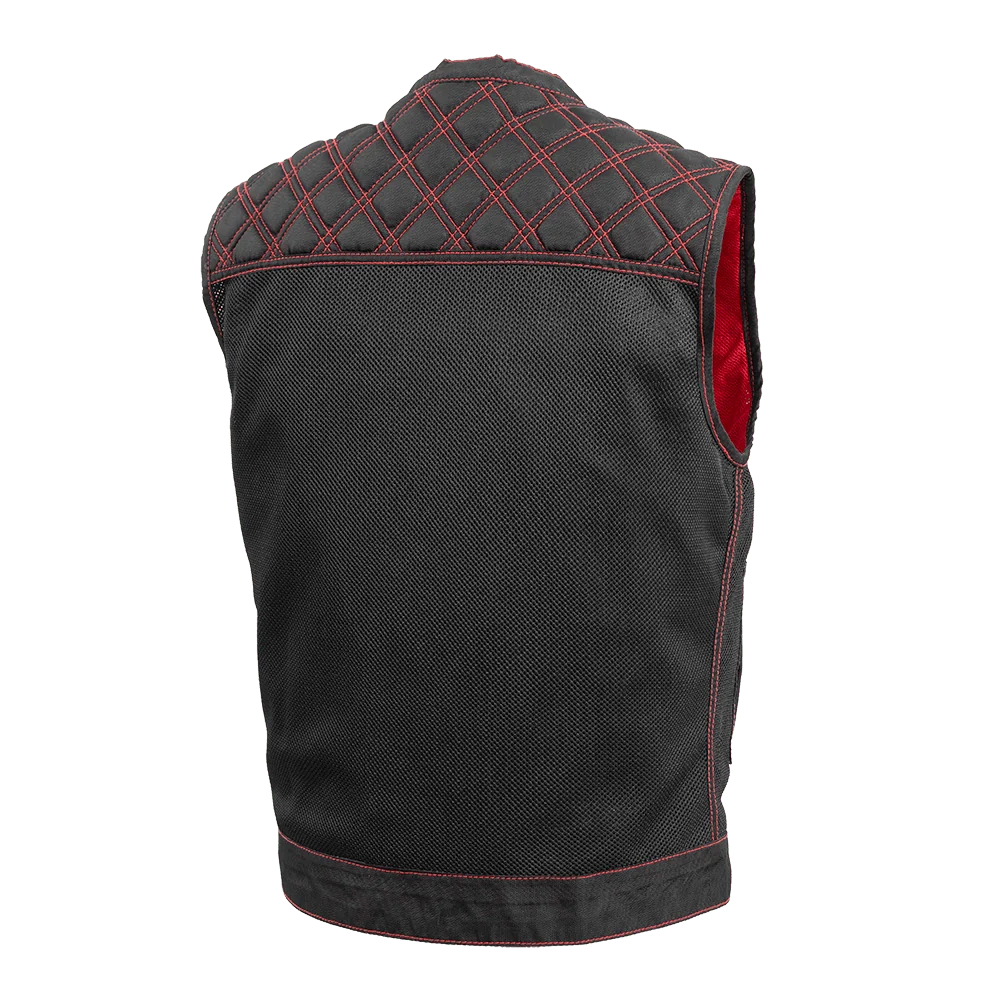 Downside Moto Mesh Men's Motorcycle Vest Men's Moto Mesh Vest First Manufacturing Company