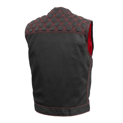 Downside Moto Mesh Men's Motorcycle Vest Men's Moto Mesh Vest First Manufacturing Company