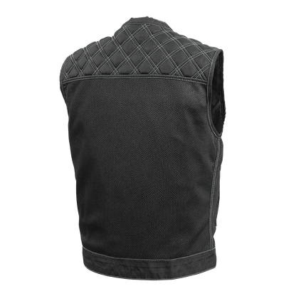 Downside Moto Mesh Men's Motorcycle Vest Men's Moto Mesh Vest First Manufacturing Company