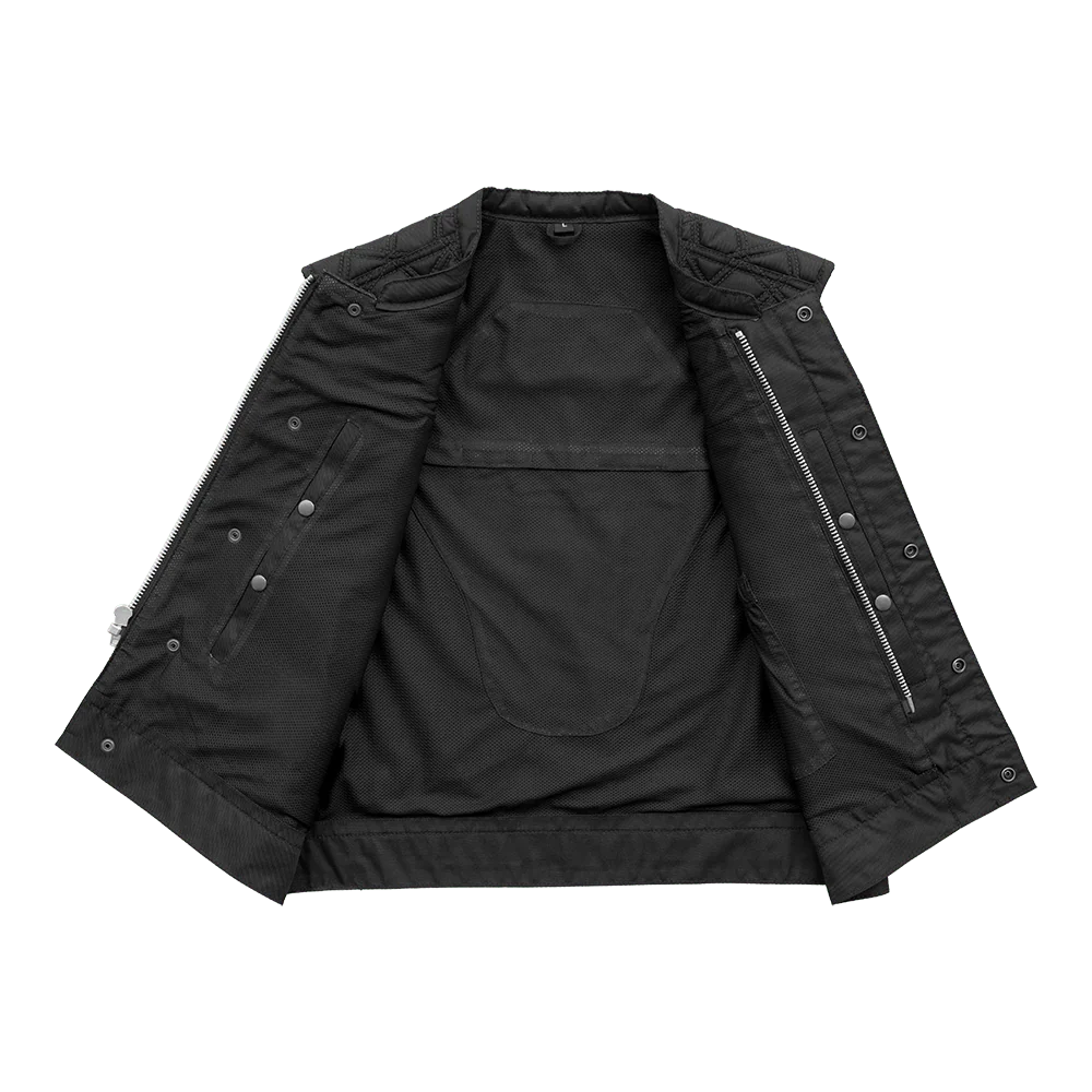 Downside Moto Mesh Men's Motorcycle Vest Men's Moto Mesh Vest First Manufacturing Company