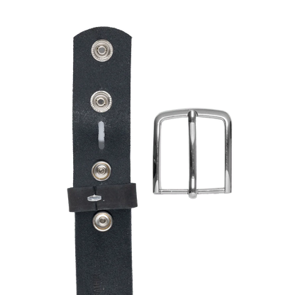 Gunmetal Nubuck Belt Belt First Manufacturing Company   