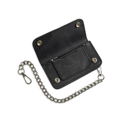 SMALL TRUCKER - Vegetable Tanned Leather Wallet Leather Wallet First Manufacturing Company