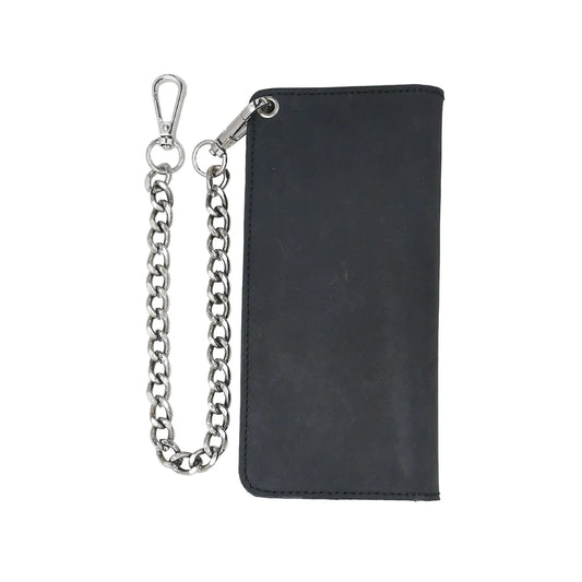LARGE TRUCKER - Vegetable Tanned Leather Wallet Leather Wallet First Manufacturing Company