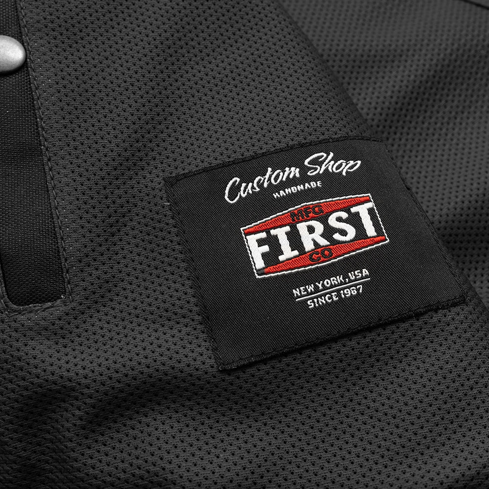 Hornet Moto Mesh Men's Club Style Vest Men's Moto Mesh Vest First Manufacturing Company