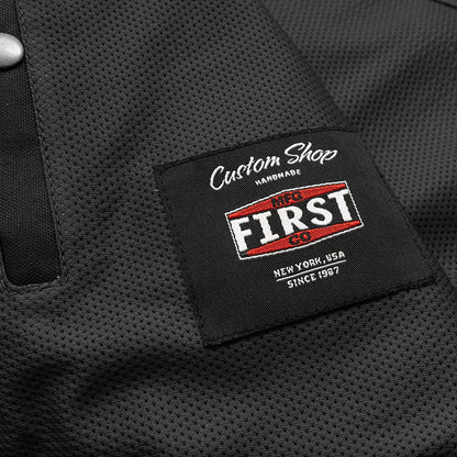 Hornet Moto Mesh Men's Club Style Vest Men's Moto Mesh Vest First Manufacturing Company