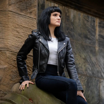 Imogen - Women's Motorcycle Leather Jacket Women's Leather Jacket BH&BR COLLAB