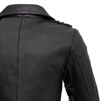 Iris - Women's Motorcycle Leather Jacket Women's Leather Jacket First Manufacturing Company