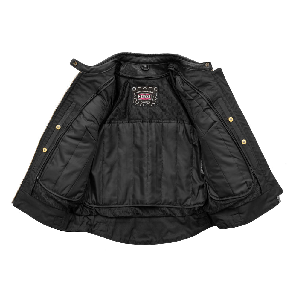 Jada - Women's Motorcycle Leather Jacket Women's Leather Jacket First Manufacturing Company