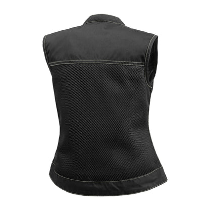 Jessica Moto Mesh Women's Motorcycle Vest Women's Moto Mesh Vest First Manufacturing Company