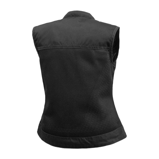 Jessica Moto Mesh Women's Motorcycle Vest Women's Moto Mesh Vest First Manufacturing Company