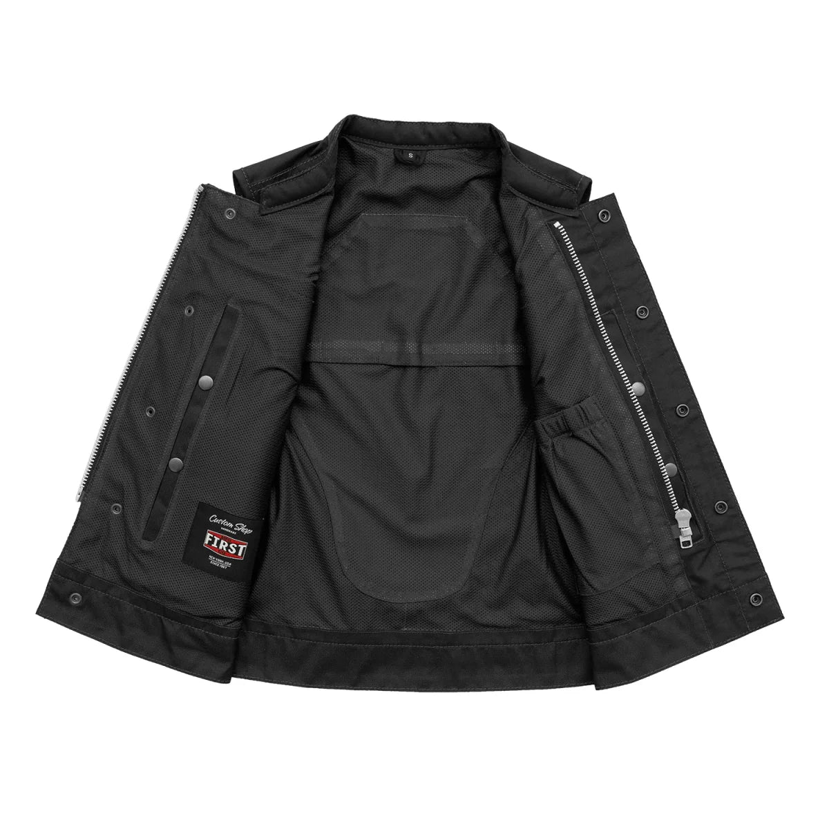 Jessica Moto Mesh Women's Motorcycle Vest Women's Moto Mesh Vest First Manufacturing Company