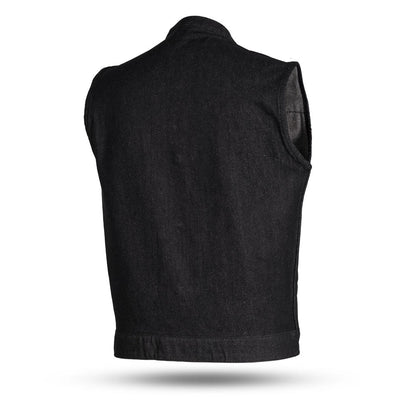 Kershaw Men's Motorcycle Denim Vest Men's Denim Vest First Manufacturing Company