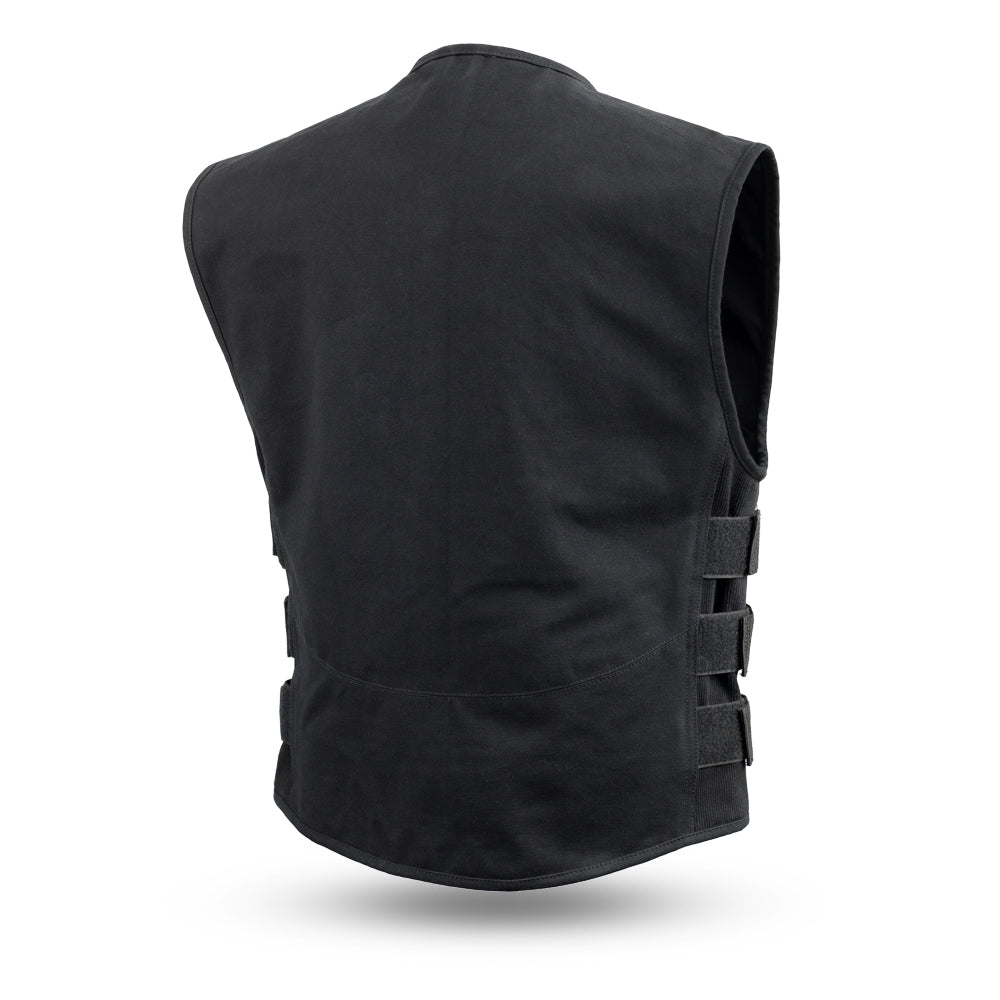 Knox - Men's Motorcycle Swat Style 20oz. Canvas Vest Men's Canvas Vests First Manufacturing Company