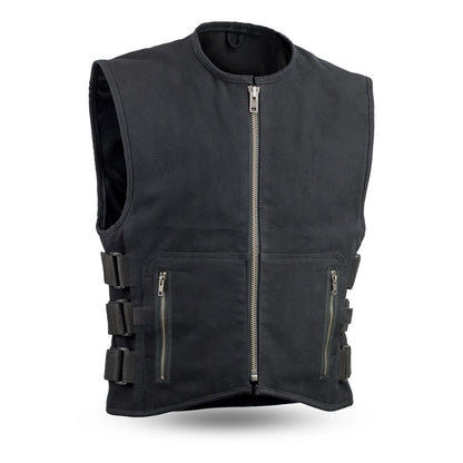 Knox - Men's Motorcycle Swat Style 20oz. Canvas Vest Men's Canvas Vests First Manufacturing Company S