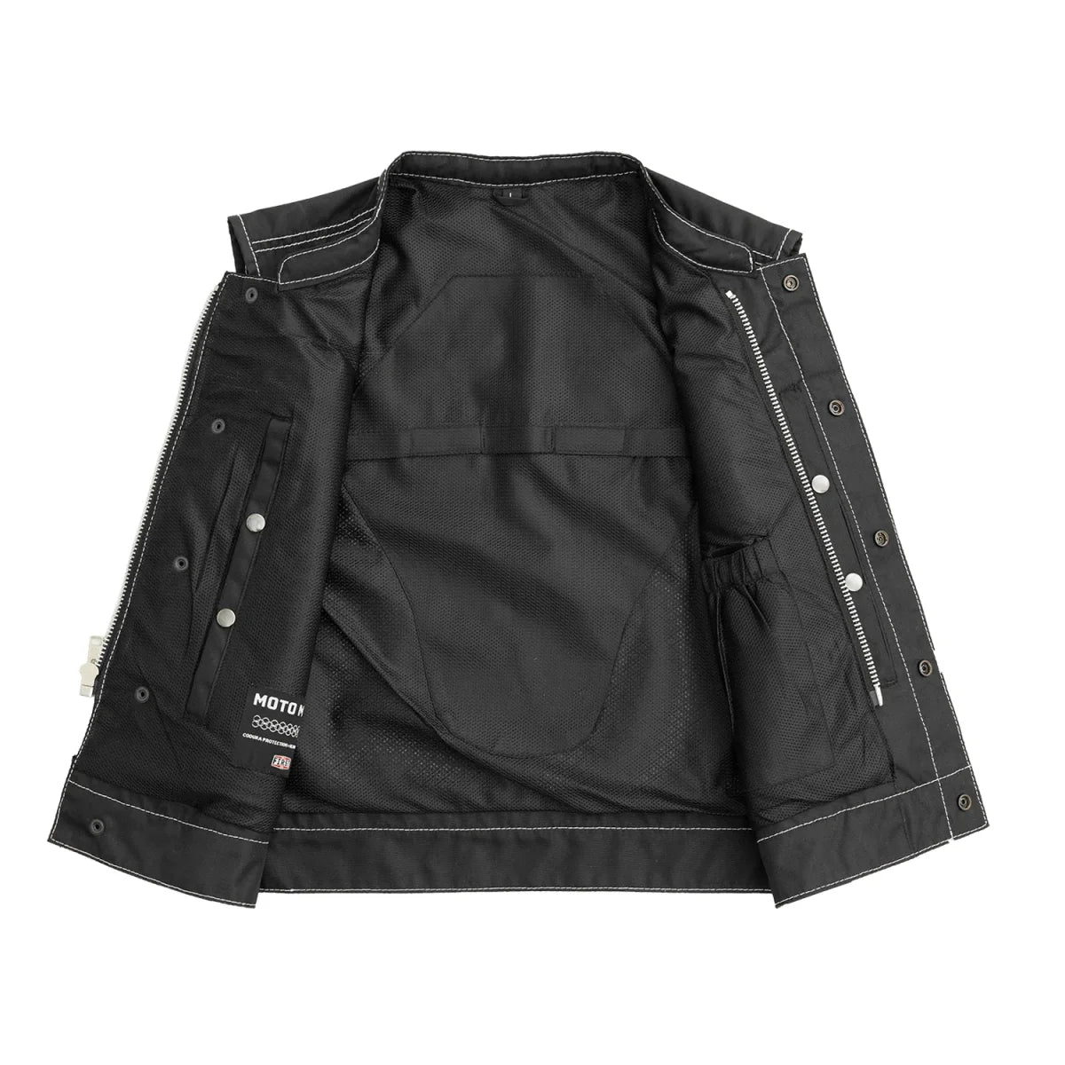 Lowrider Moto Mesh Men's Motorcycle Vest Men's Moto Mesh Vest First Manufacturing Company