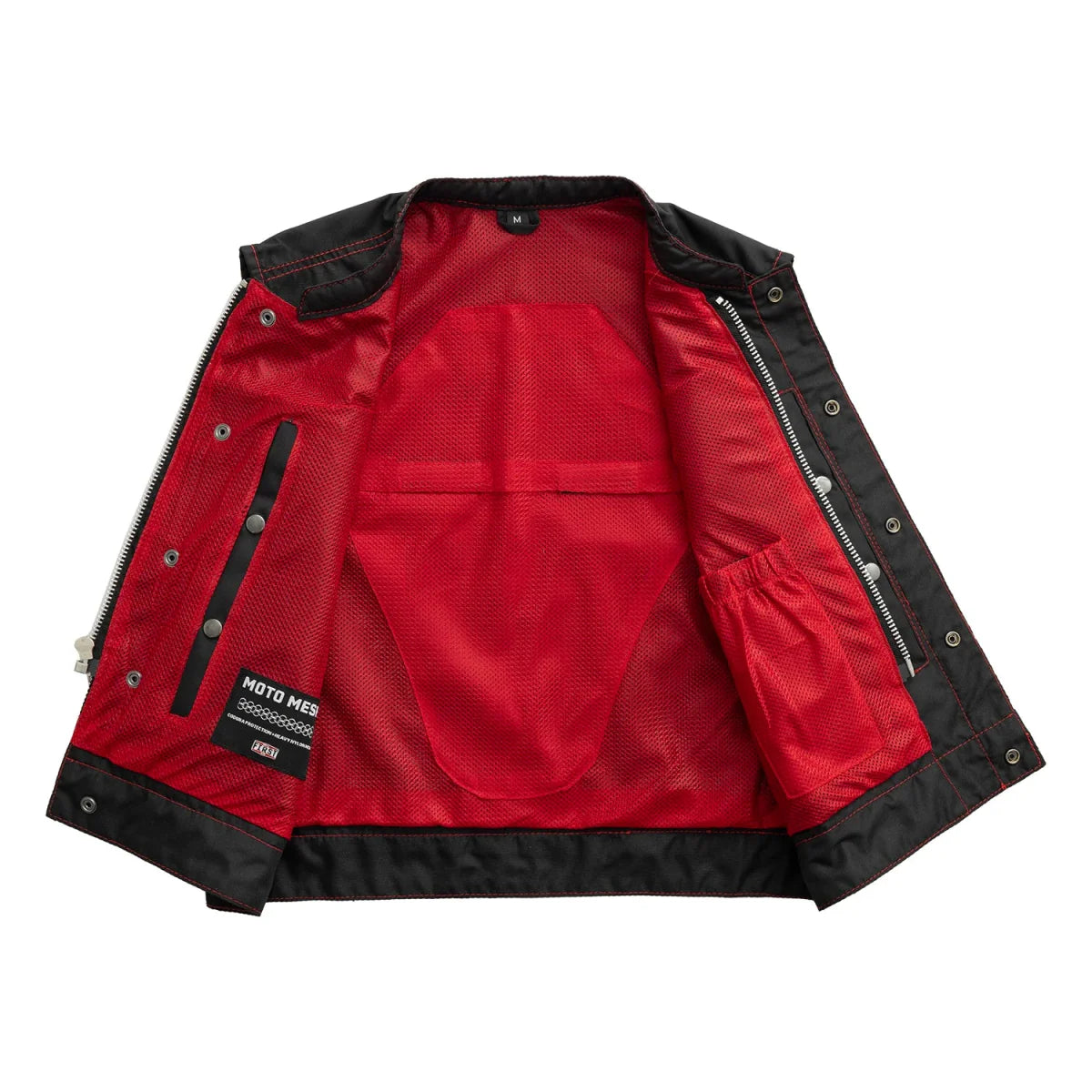 Lowrider Moto Mesh Men's Motorcycle Vest Men's Moto Mesh Vest First Manufacturing Company