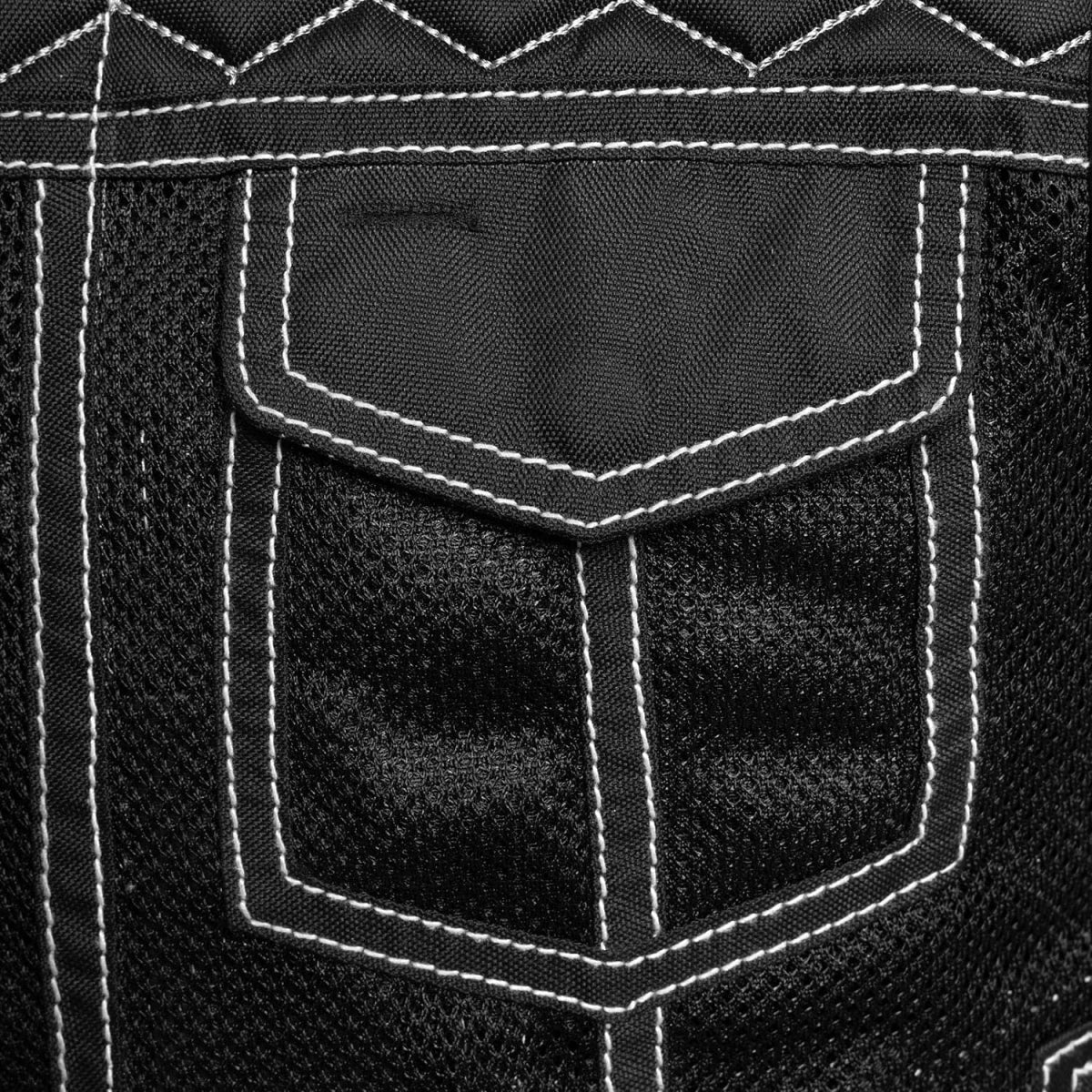 Lowside Hornet Moto Mesh Men's Club Style Vest Men's Moto Mesh Vest First Manufacturing Company