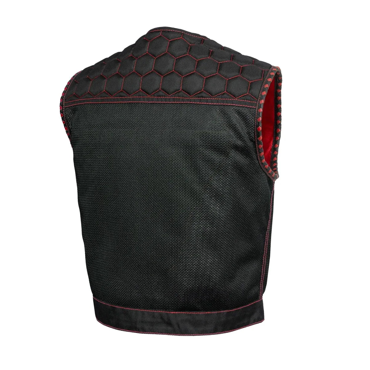 Lowside Hornet Moto Mesh Men's Club Style Vest Men's Moto Mesh Vest First Manufacturing Company
