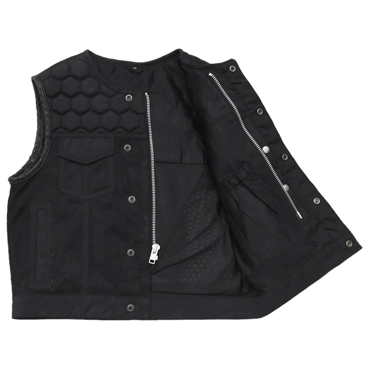 Lowside Hornet Moto Mesh Men's Club Style Vest Men's Moto Mesh Vest First Manufacturing Company