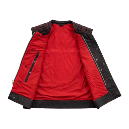 Lowside Hornet Moto Mesh Men's Club Style Vest Men's Moto Mesh Vest First Manufacturing Company