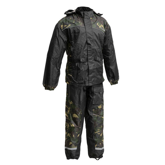 Men's Motorcycle Rain Suit - Camo Rain Suit Accessories S