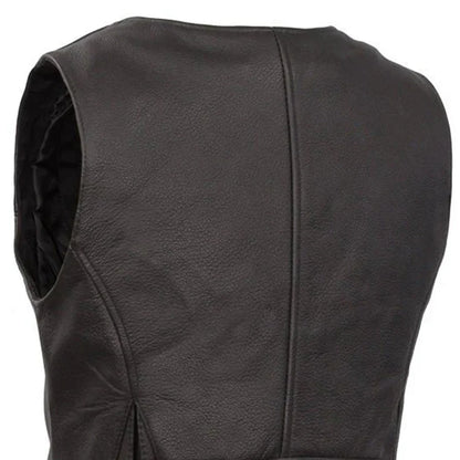Montana Women's Motorcycle Leather Vest Women's Leather Vest First Manufacturing Company