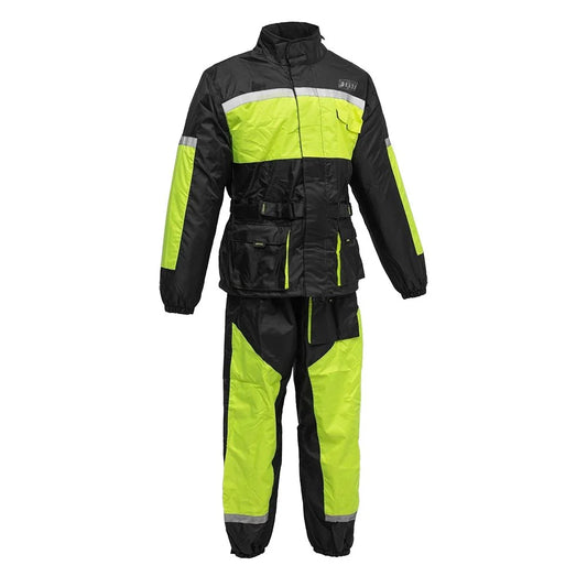 Motorcycle Rain Suit - Men's Rain Suit Accessories Neon Green S