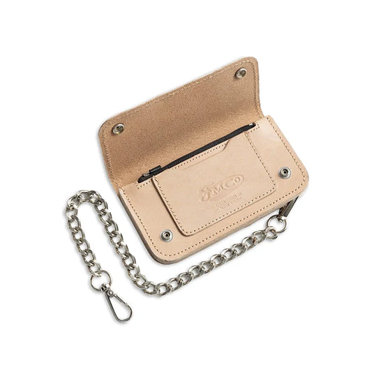 SMALL TRUCKER - Vegetable Tanned Leather Wallet Leather Wallet First Manufacturing Company