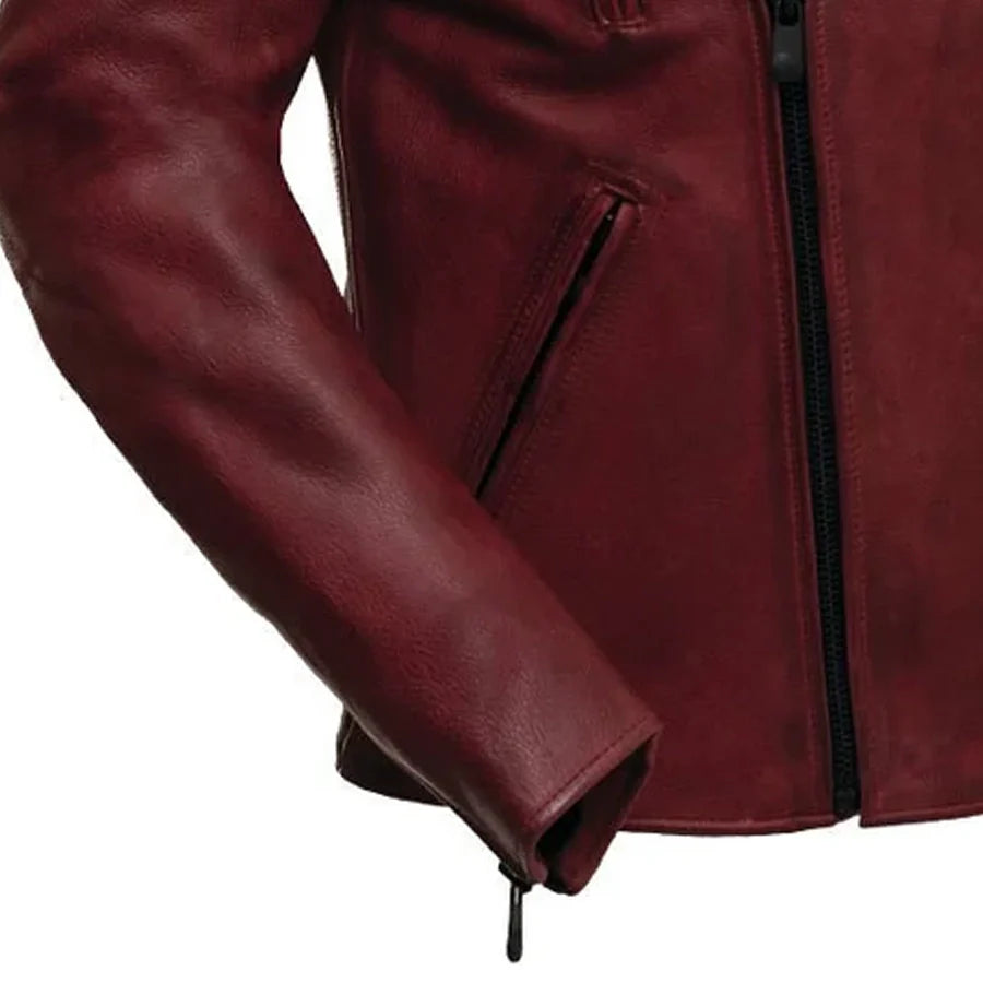 Night Rider Men's Motorcycle Leather Jacket Men's Leather Jacket First Manufacturing Company